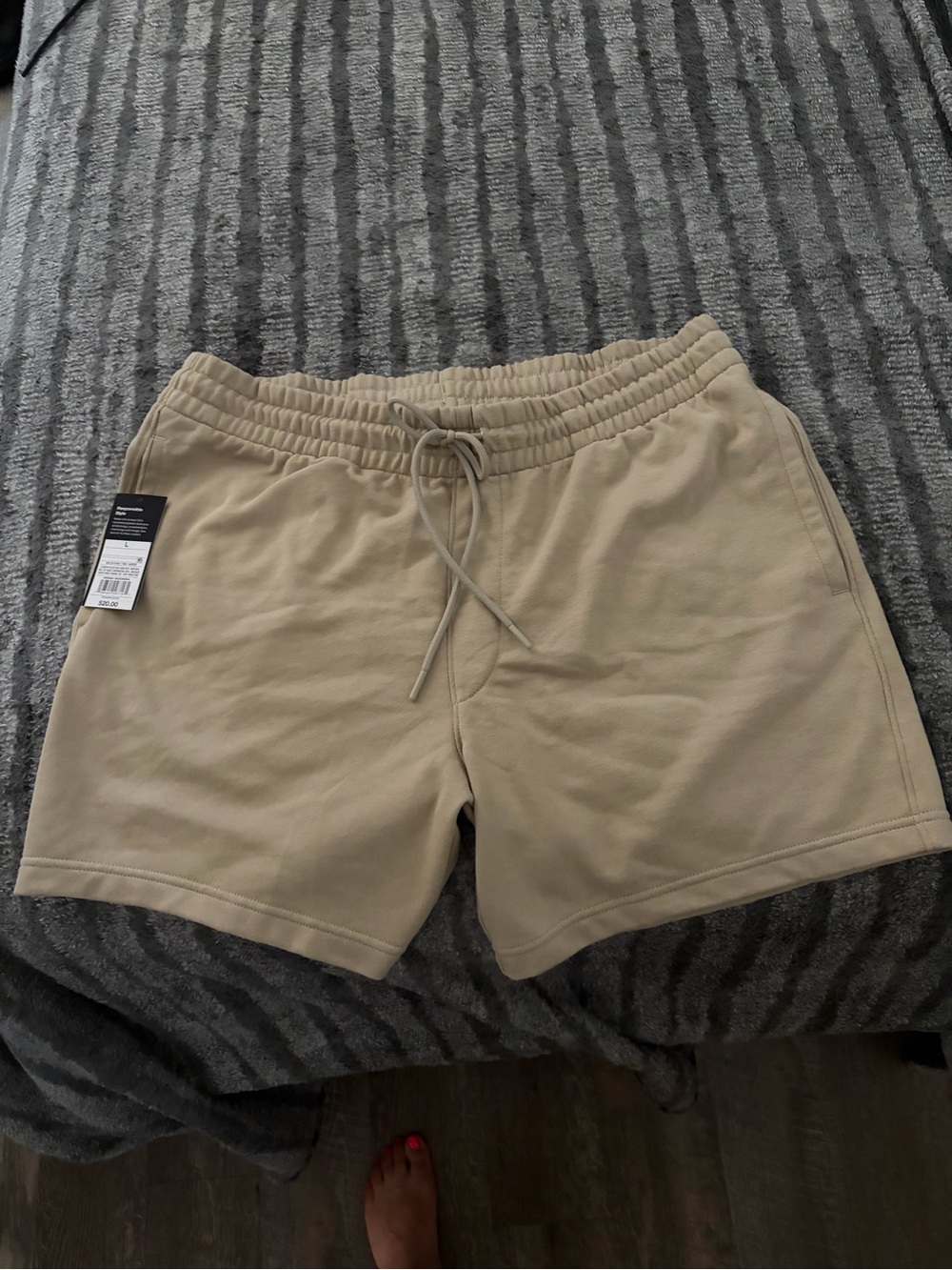 Original Use Men's Drawstring Shorts in Tan